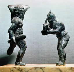 Deux gladiateurs en combat